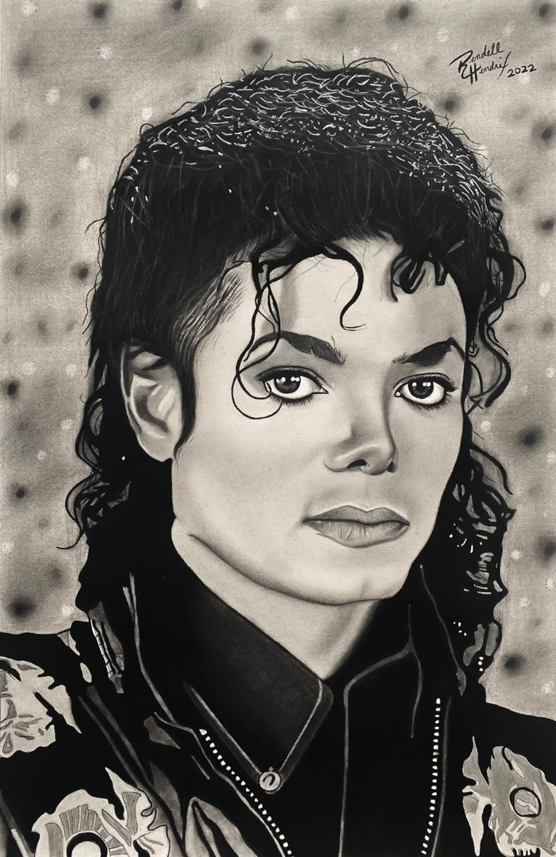 Michael Jackson (the king of pop) Drawing by Rendell Hendrix