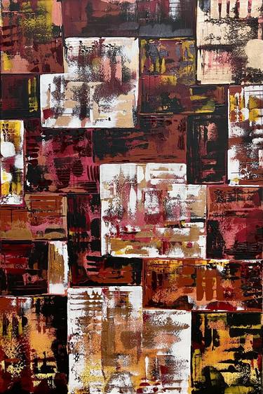 Original Abstract Expressionism Abstract Paintings by Sarah Simmerman
