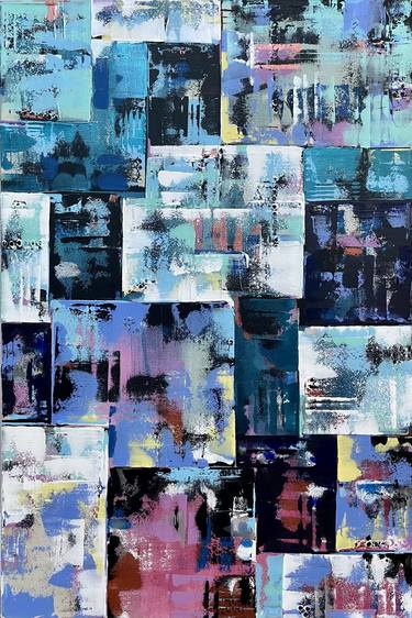 Original Abstract Expressionism Abstract Paintings by Sarah Simmerman