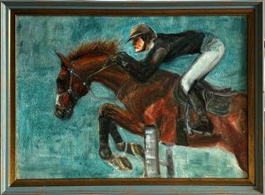 Print of Art Deco Horse Paintings by Sevar Mammadova