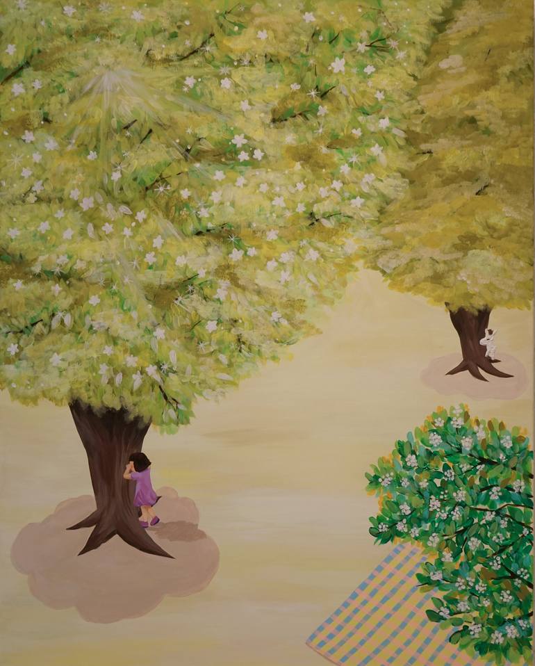 Original Tree Painting by soobin Cho