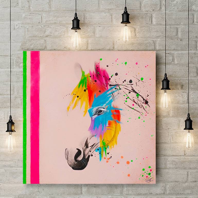 Original Pop Art Abstract Painting by Ayesha Art Gallery