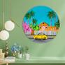Village house Beach Bug painting