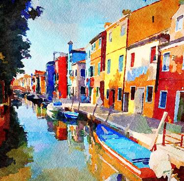 Print of Places Paintings by Massimo Frascogna