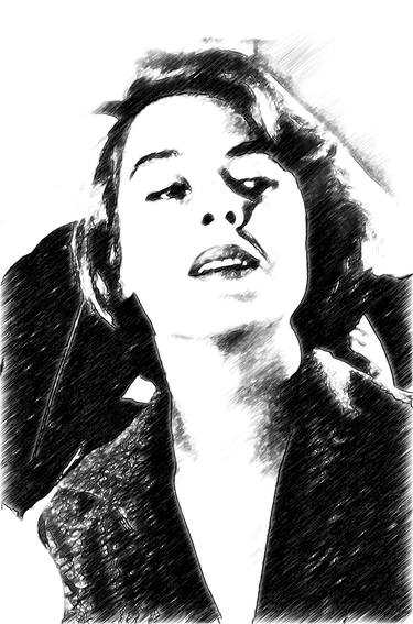 Print of Cinema Drawings by Massimo Frascogna