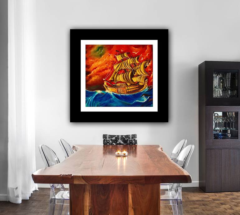 Original Other Seascape Painting by Maheen Arts