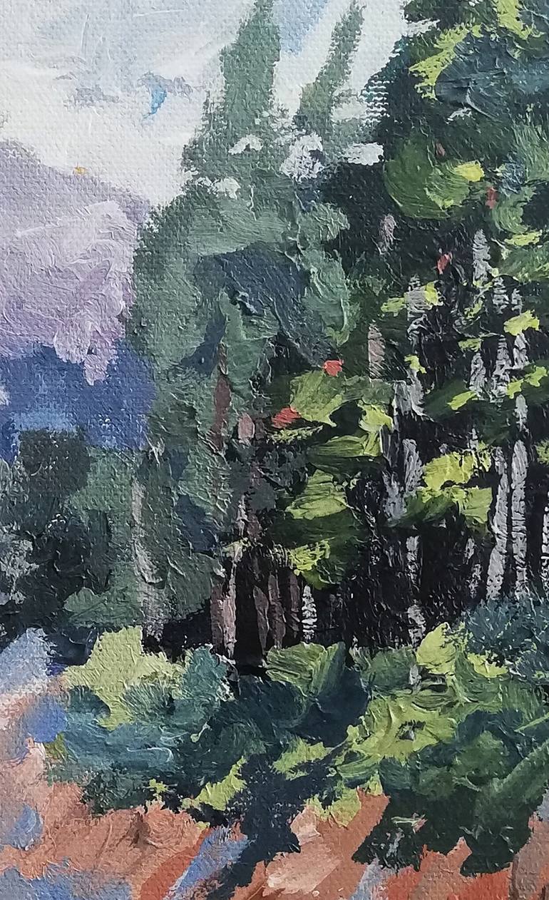 Original Impressionism Landscape Painting by Cristian Lincu