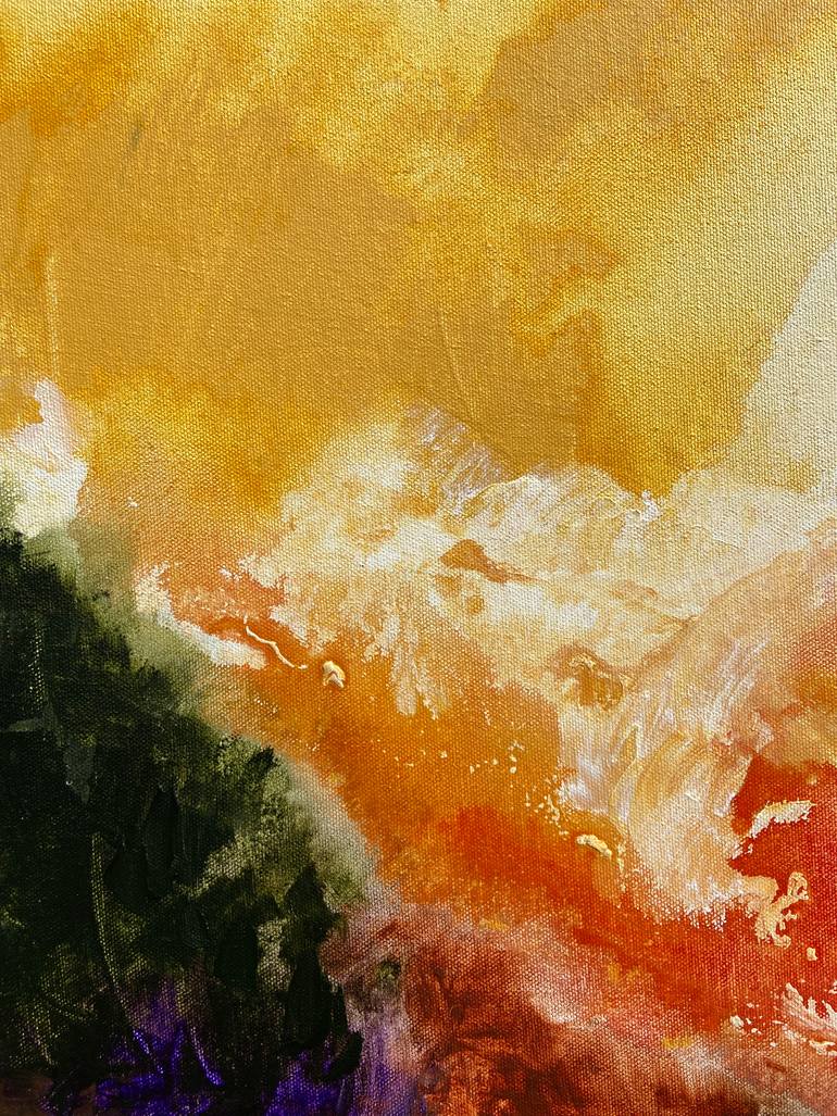 Original Abstract Landscape Painting by Tvesha Singh
