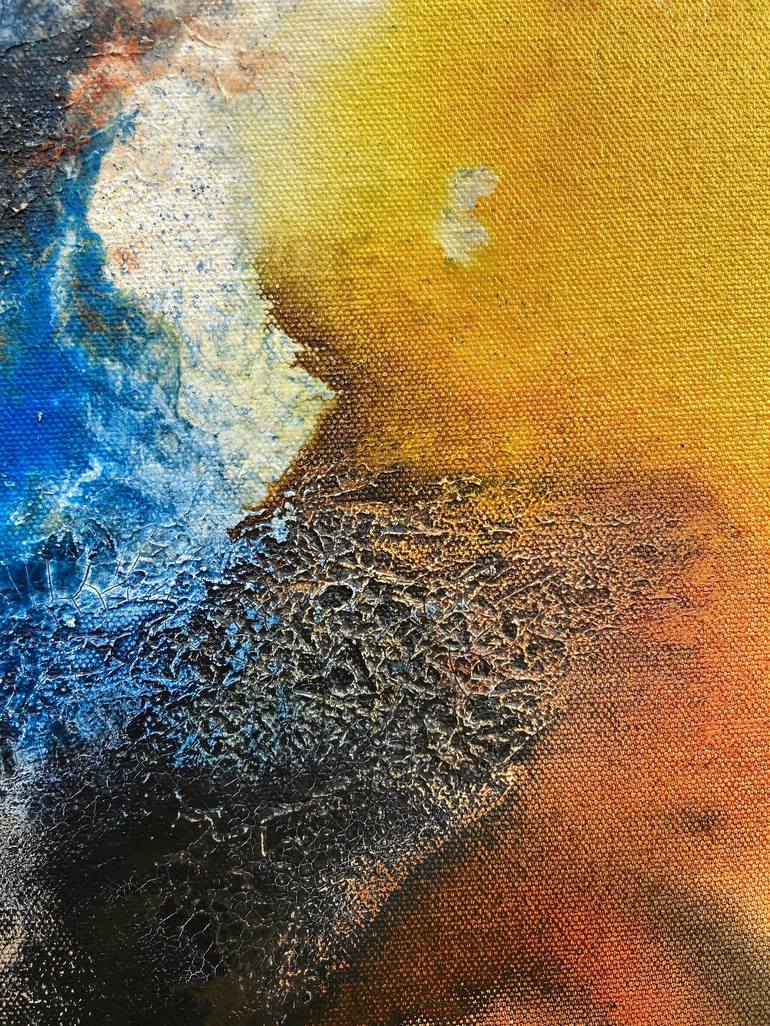 Original Abstract Landscape Abstract Painting by Tvesha Singh