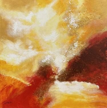 Original Abstract Landscape Paintings by Tvesha Singh