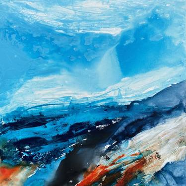 Print of Abstract Seascape Paintings by Tvesha Singh