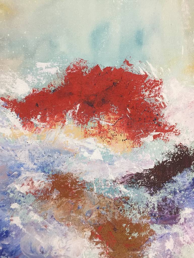 Original Abstract Seascape Painting by Tvesha Singh