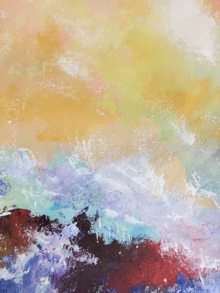 Original Abstract Seascape Painting by Tvesha Singh