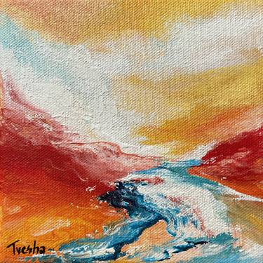 Print of Abstract Landscape Paintings by Tvesha Singh