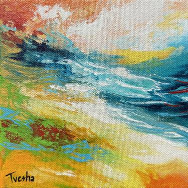 Original Abstract Landscape Paintings by Tvesha Singh