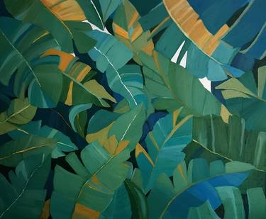 Original Expressionism Botanic Paintings by GHISLAINE CARMEL
