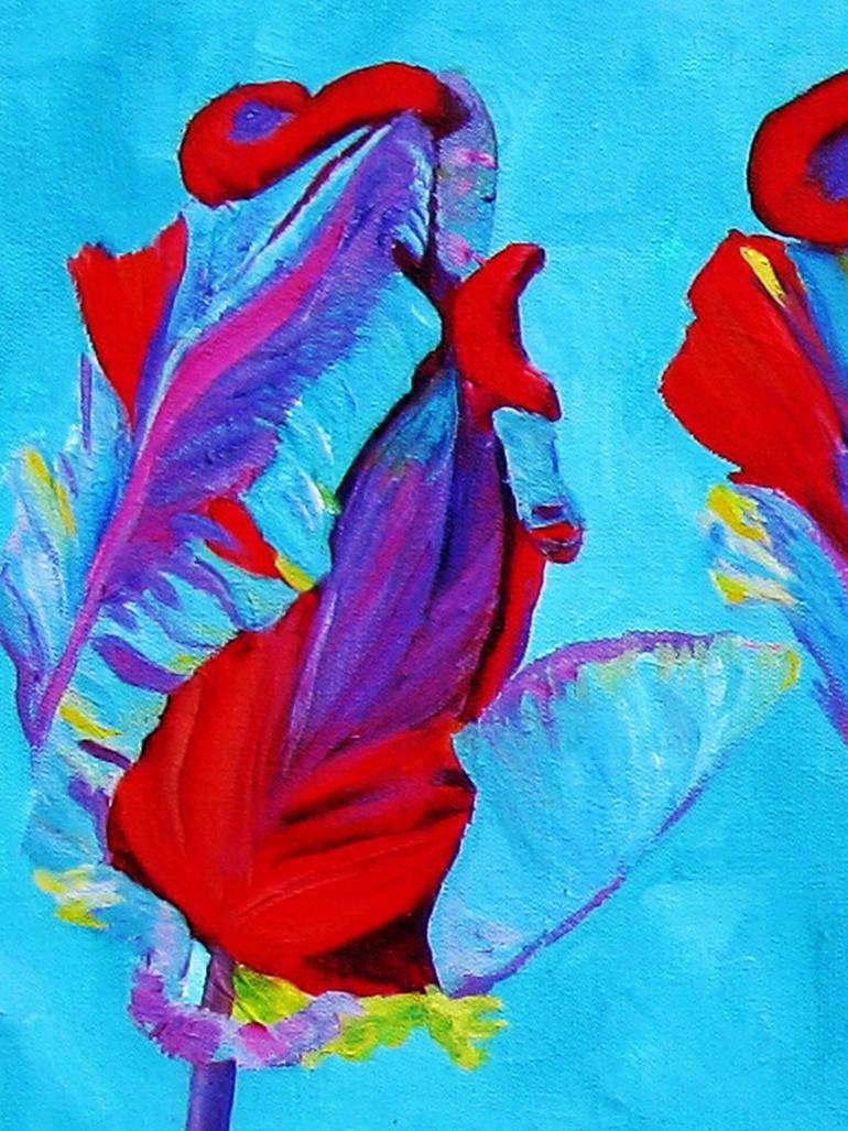 Original Figurative Floral Painting by Sheila Smith