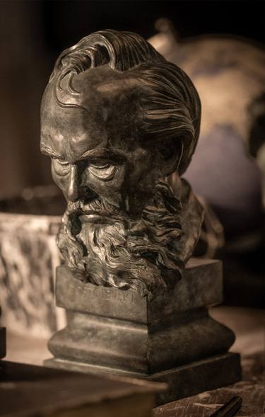 Bronze Dostoevsky Bust Sculpture thumb