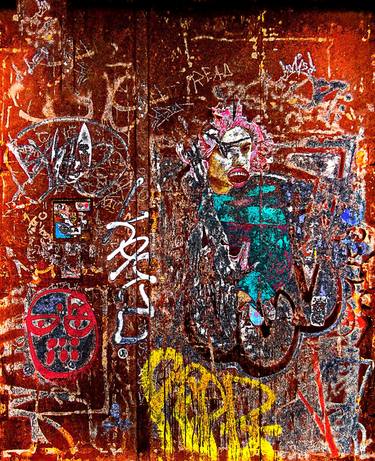 Original Street Art Abstract Mixed Media by Mark Ross