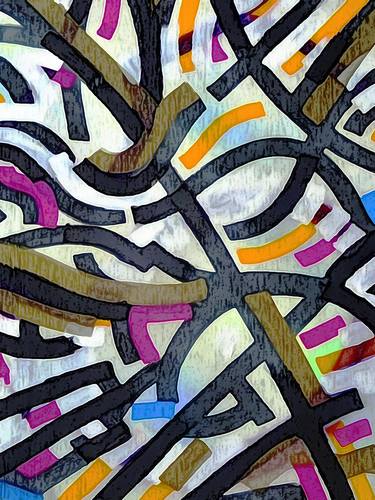 Original Fine Art Abstract Mixed Media by Mark Ross