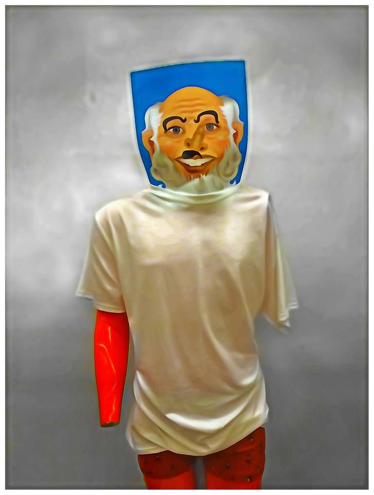 Print of Conceptual Portrait Mixed Media by Mark Ross