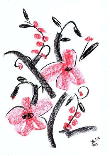 Print of Floral Drawings by Yuliia Volodina