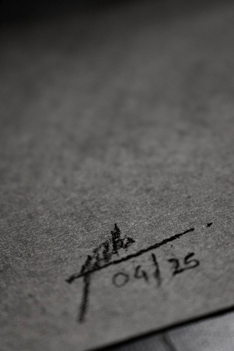 Original Black & White Music Drawing by John Thomas