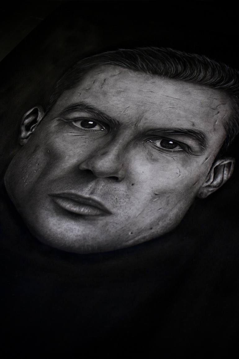 Original Portraiture People Drawing by John Thomas