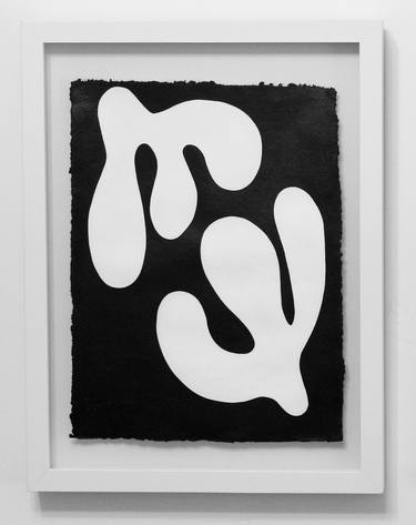 Original Minimalism Abstract Painting by Shadia Sabagh