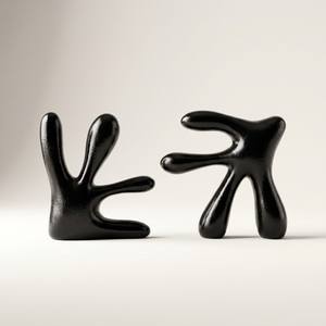 Book End Sculptures - Black