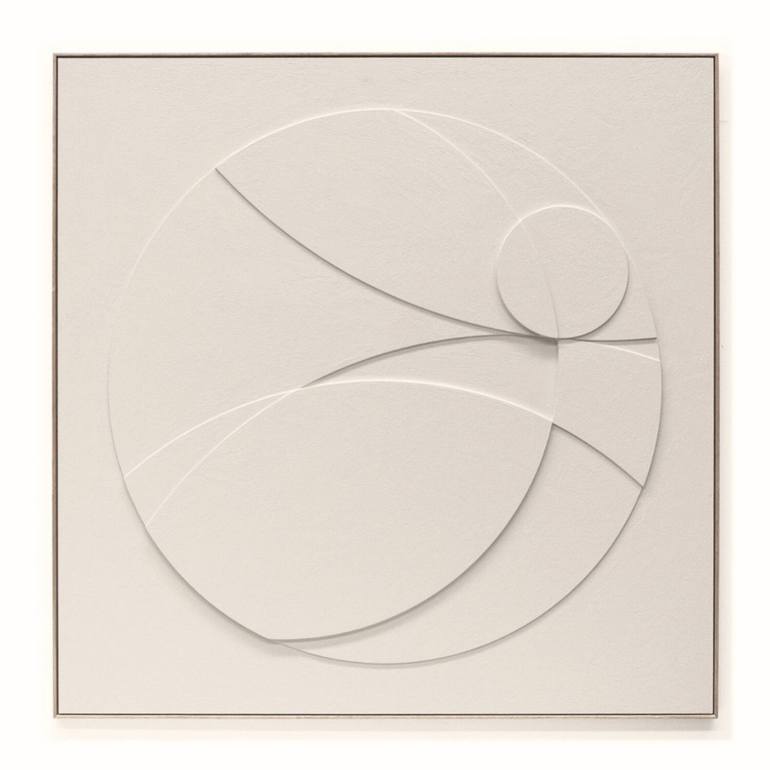 Original Bauhaus Geometric Painting by Sureen Gouws
