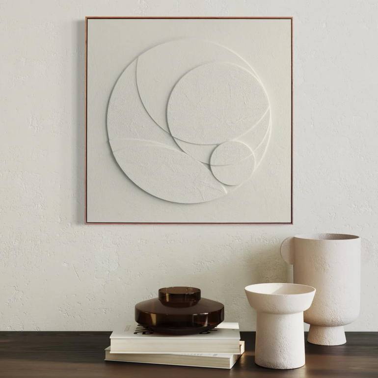 Original Abstract Geometric Painting by Sureen Gouws