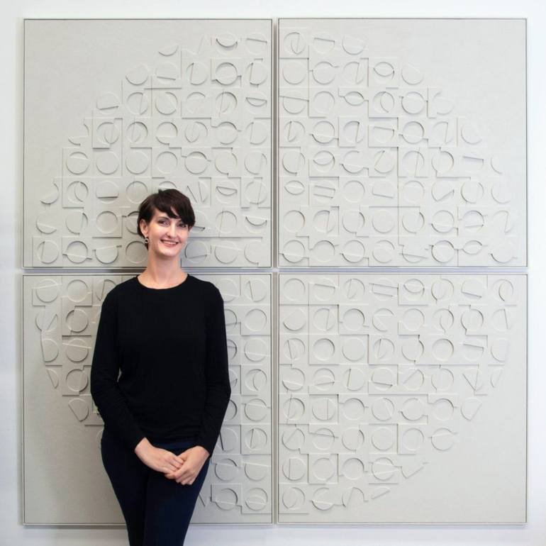 Original Modernism Geometric Painting by Sureen Gouws