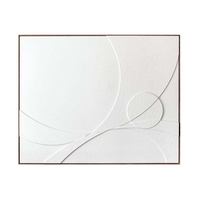 Original Bauhaus Geometric Painting by Sureen Gouws