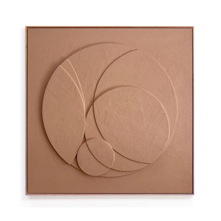 Original Bauhaus Geometric Painting by Sureen Gouws