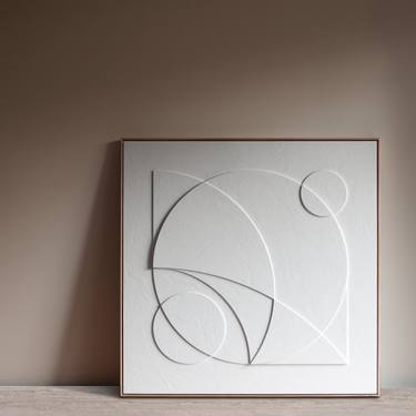 Original Bauhaus Geometric Paintings by Sureen Gouws