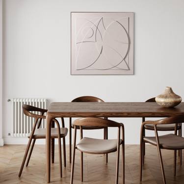 Original Bauhaus Geometric Paintings by Sureen Gouws