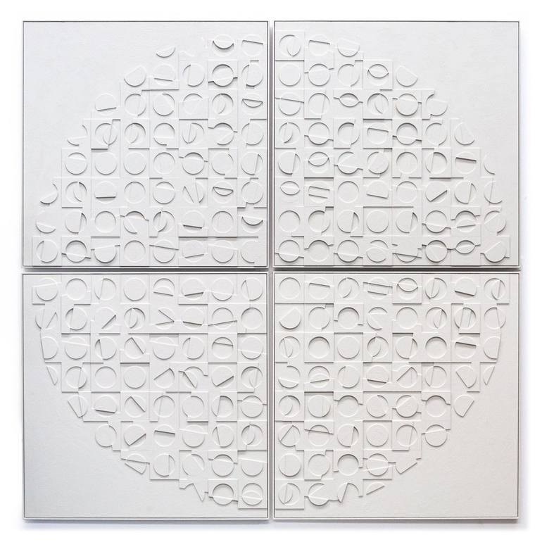 Original Abstract Geometric Sculpture by Sureen Gouws