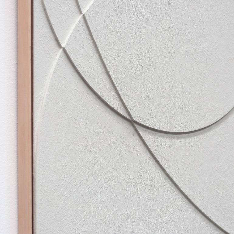 Original Bauhaus Geometric Painting by Sureen Gouws