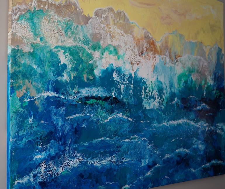 Original Beach Painting by Natalia Mann