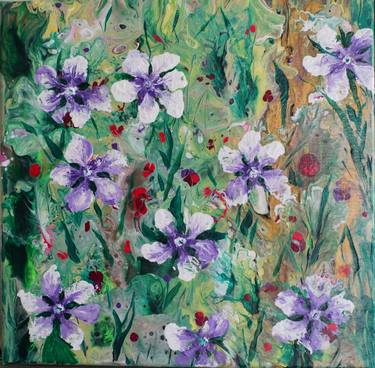 Original Expressionism Botanic Painting by Natalia Mann