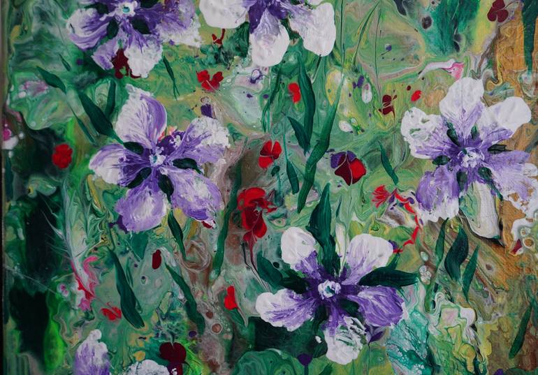 Original Expressionism Botanic Painting by Natalia Mann