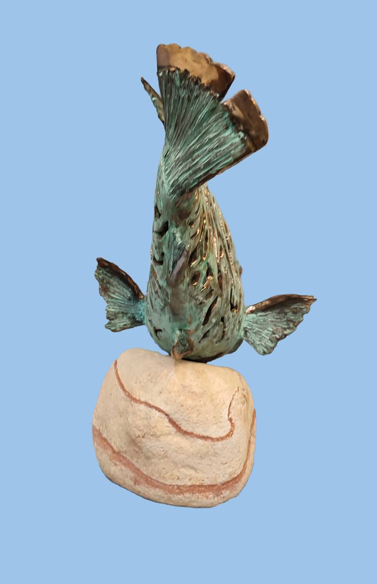 Original Art Deco Animal Sculpture by Serhii Brylov