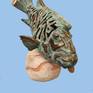 Fish-Napoleon,bronze,2023,50 W x 45H x 25 D cm