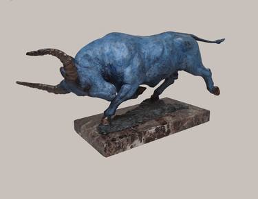 Buffalo ,bronze, 2006 year ,H-16 cm thumb