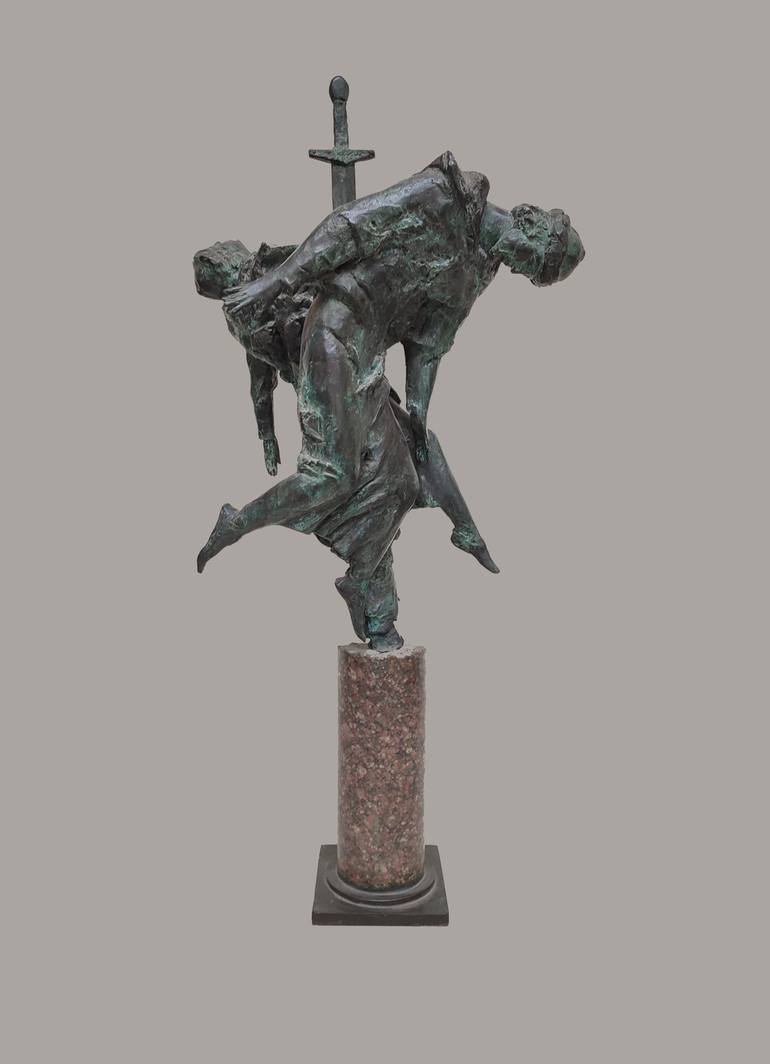 Prince Boris and Prince Gleb bronze, 1998, H-60 cm - Print