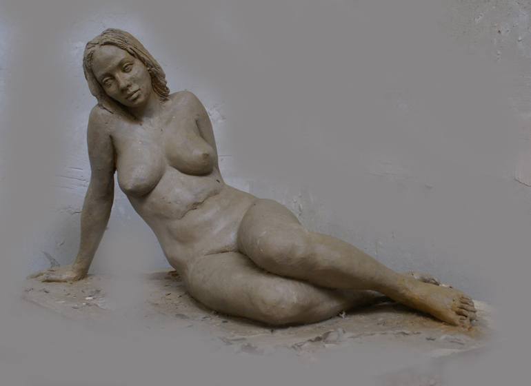 Original Nu Women Sculpture by Serhii Brylov
