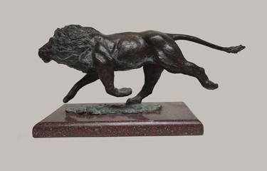 Lion bronze, 2003 year ,H-22 cm 5000$ thumb