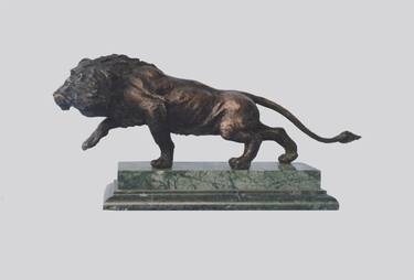 Lion ,bronze, 2002 year ,H-35 cm thumb