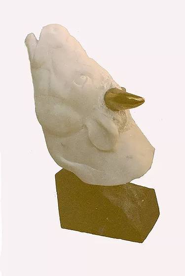 Taurus ,marble, bronze, 1999 H-76 cm thumb